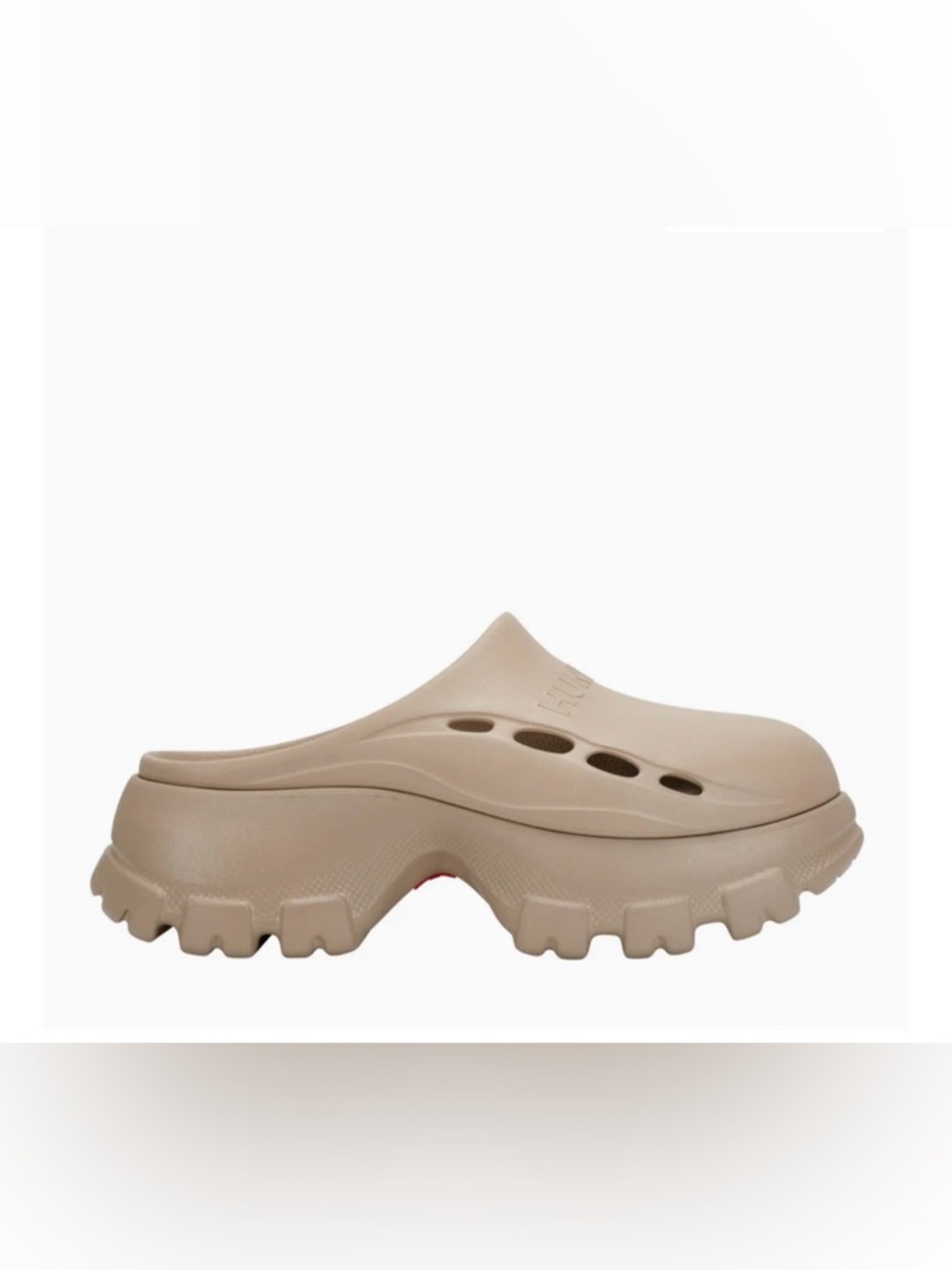 Hunter Women's Bryce Slip-on Closed Toe Casual Clogs chunky platform size 7